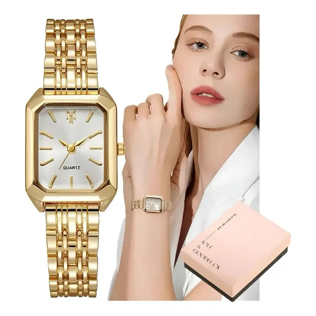 Reloj De Mujer Original Impermeable Cuarzo Moda