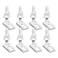 8pcs Tornillos Para Baño Asiento De Inodoro Tipo One-piece Blanco