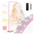 Lámpara Media Luna 40w Para Pestañas Rosa Con Control