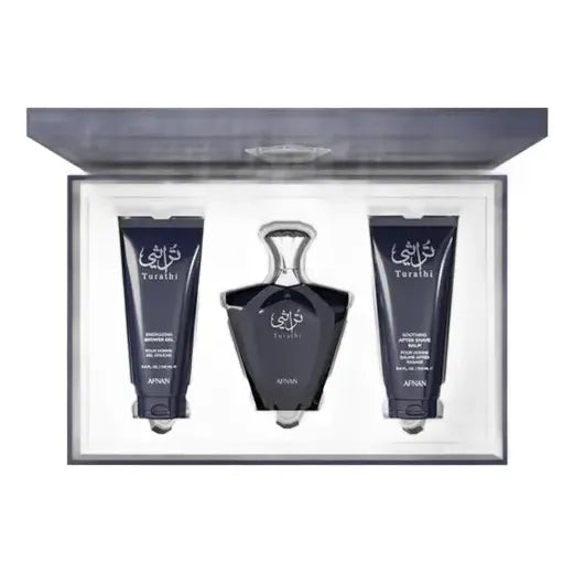 Set Afnan Turathi Blue Pour Homme 90ml Edp Spray