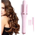 Rizadora Quanna Automática Con Cerámica Para Estilizar Cabello, 28 Mm, Rosa Rosa Claro