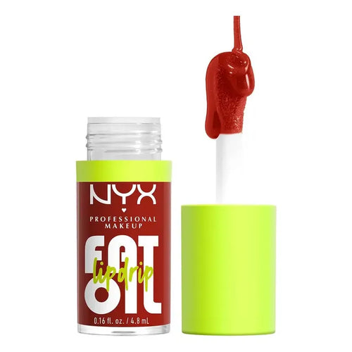 Nyx Professional Makeup, Fat Oil Lip Drip Gloss, 4.8ml. Tono: Losin' Cone-trol. Brillo Labial Hidratante Con Efecto Jugoso Hasta Por 12 Horas, Sensación No Pegajosa, Fórmula V