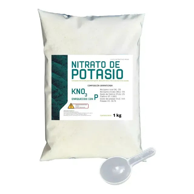 Fertilizante Nitrato De Potasio Hidroponía Foliar 1 Kg Fh