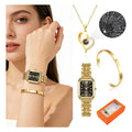 Reloj De Mujer Original Impermeable Cuarzo Y Pulsera+collar