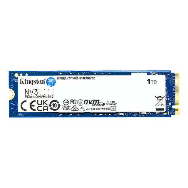 Disco Sólido Ssd M.2 1tb Kingston Nvme Pcie 4.0 Nv3 Color Azul Oscuro