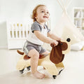 Caminadora Perrito De Madera Giratoria Para Bebés