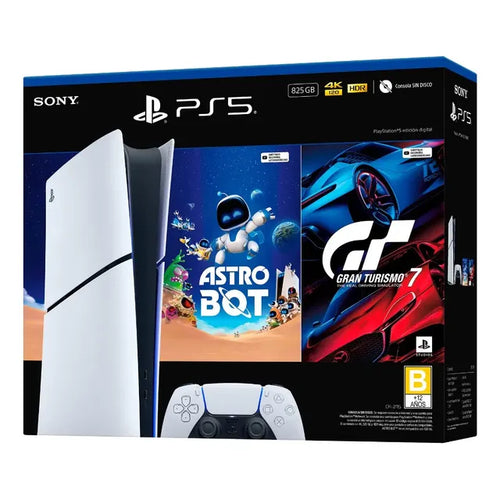 Ps5 Digital 825 Gb Astro Bot Gran Turismo 7 Blanco Blanco