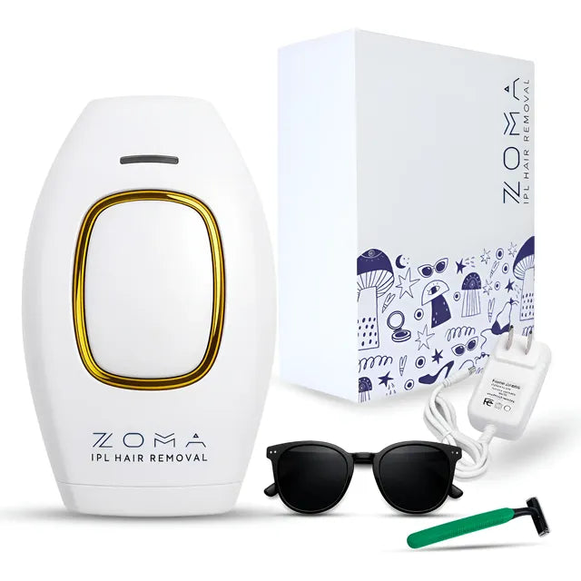 Depiladora Láser Ipl Zoma Profesional Definitiva Facial Corp Blanco