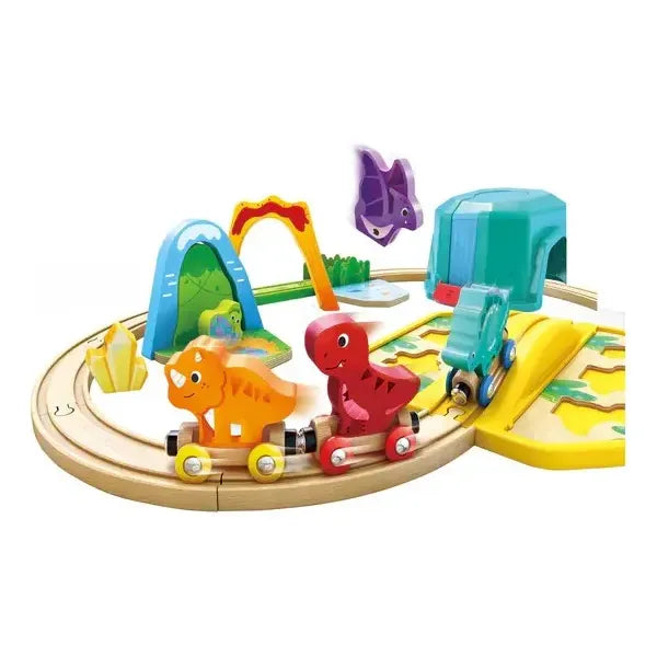Tren De Juguete De Dinosaurio Con Sonidos Hape