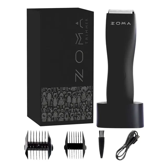 Zoma Rasuradora Electrica Recargable Para Hombre Resistente Al Agua | Depilacion Corporal Segura | Máquina Para Cortar... Negro