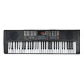 Teclado Musical Kaiser Mtc-5490 Con 61 Teclas 61 Percusiones 255 Tonos Y Ritmos 24 Canciones Demo Modo Aprendizaje Grabación De Melodías Atril De Regalo Color Negro