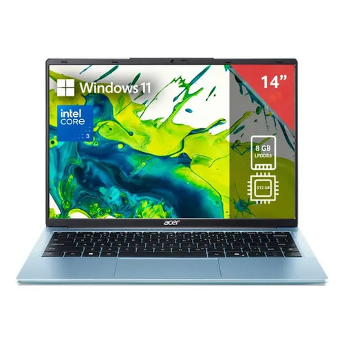Laptop Acer Aspire Lite 14 Wuxga Core 3 N355 8gb 512gb Winter Blue