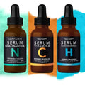 Kit 3 Serum Vitamina C + Suero Acido Hialuronico + Serum Niacinamida Skincare Para Todo Tipo De Piel - Toner Skin Care Piel Grasa - Limpiador Facial - Hidratante -antioxidante - An