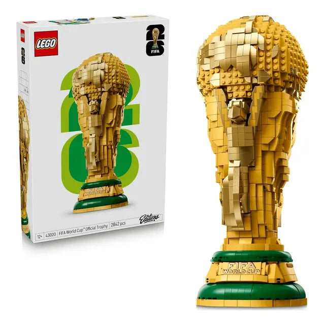 Lego Editions Trofeo Oficial De La Copa Mundial De La Fifa 43020; Réplica Coleccionable A Tamaño Real; Regalo Para Aficionados Del Fútbol Y Recuerdo Único Del Mundial; 12+ 2842 Fif