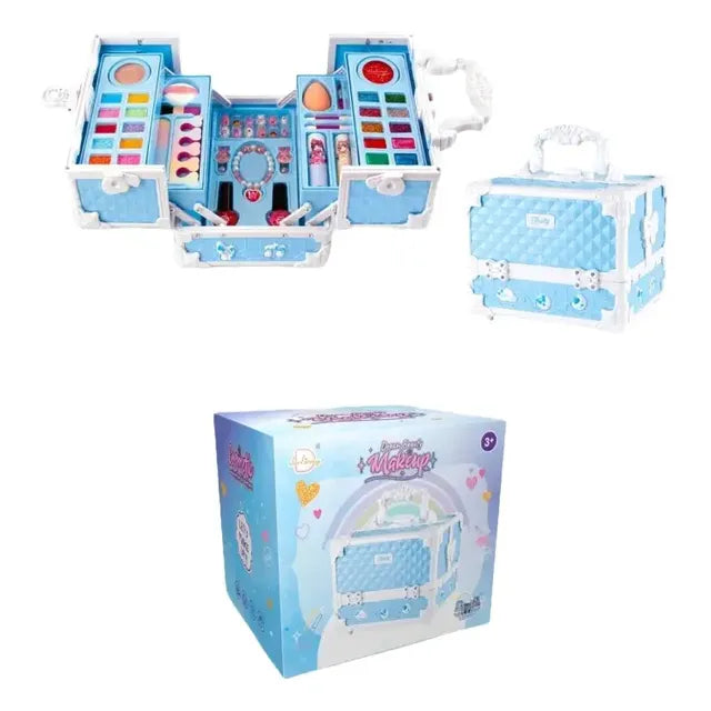 Sets De Belleza Juego De Maquillaje Lavable Real Para Niñas Azul Claro