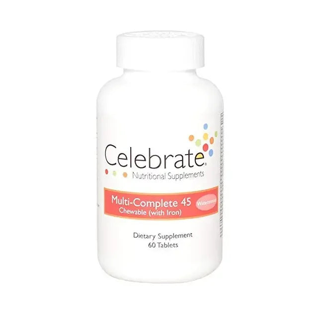 Celebrar Multi-completa 45 Masticable Con Hierro - Sandía - Sandía