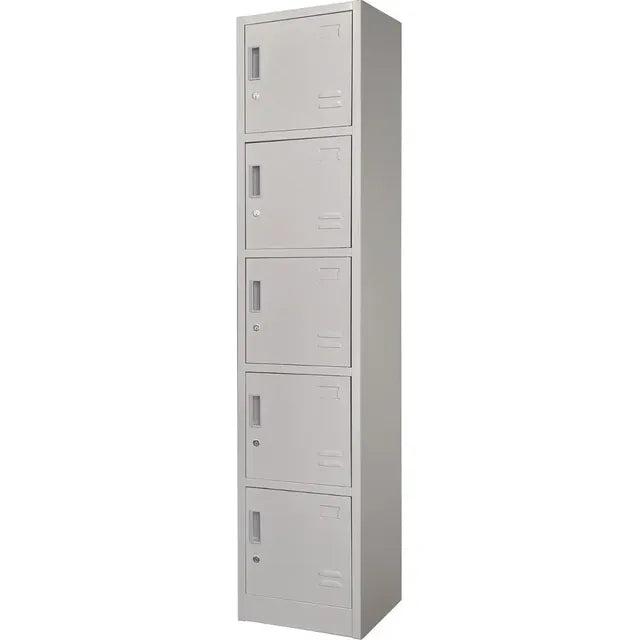 Locker Rack & Pack Mkz-locker5puegri Color Gris Con Cierre Tipo Cerradura