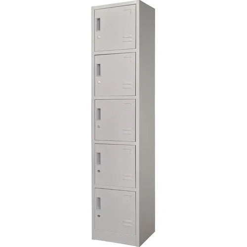 Locker Rack & Pack Mkz-locker5puegri Color Gris Con Cierre Tipo Cerradura