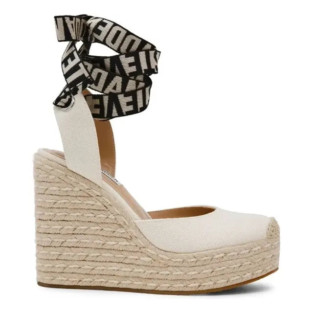 Tacones Color Blanco Steve Madden Dafina-sm Off White Canvas
