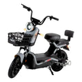 Motobici Bicicleta Eléctrica R14 Neon Ebike Motor 500w Vel Max 35 Km/h Cuadro De Acero Frenos De Tambor 200 Kg Color Gris Gris/negro