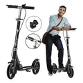 Scooter Patin Diablo Plegable Ajustable Urbano Niño Y Adulto Negro