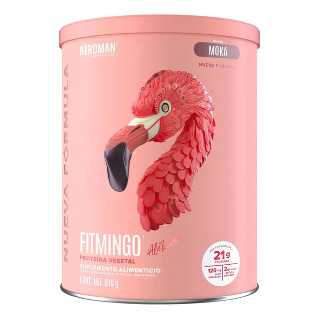 Birdman Proteína Vegetal Fitmingo 510g Con Inositol + Svetol