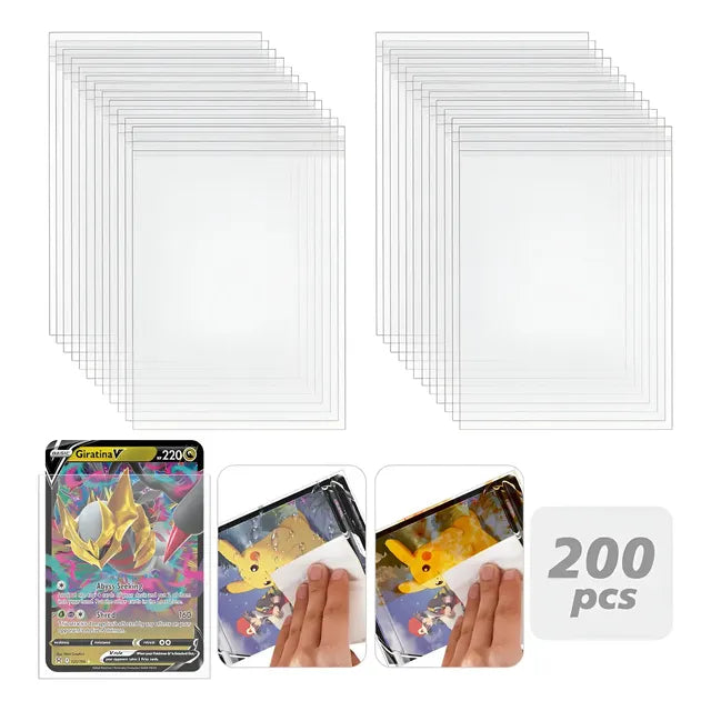 200pzs Card Sleeves Mica Funda Protectora De Cartas Tarjetas