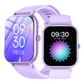Lige Bw0460 1.83 Reloj Inteligente Con Bluetooth Call Para Hombre Y Mujer Pulsera Ai Lavanda Bisel De Lavanda Diseño De Pulsera De Silicona