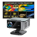 Proyector Profesional Led 45000 Lúmenes Horlat Wifi6 1080p Gris Oscuro