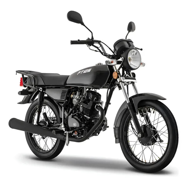 Motocicleta De Trabajo Italika Ft125 Negra Negro