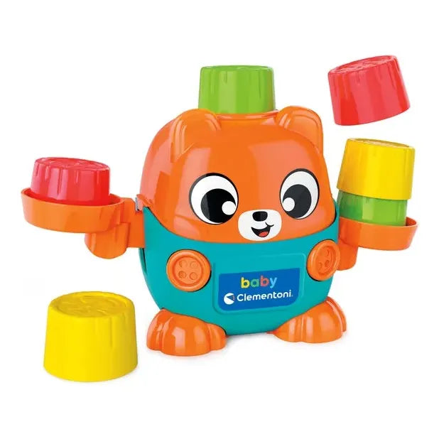 Clementoni Juego Osito Balanza Montessori Multicolor