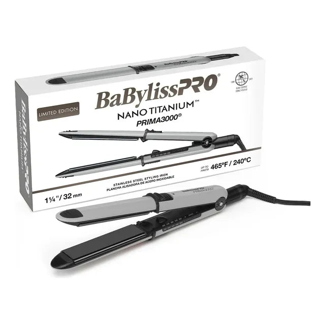 Plancha Profesional Babylisspro Nanotitanium Prima 3000 Gris