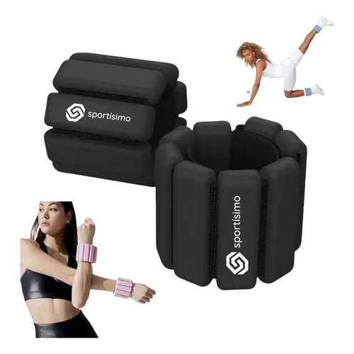 Polainas 1 Lb Sportisimo Pilates Pesas Tobillo Bala Muñeca