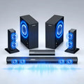 Barra De Sonido Home Theater 5.2 Canales 480w Bluetooth Negro