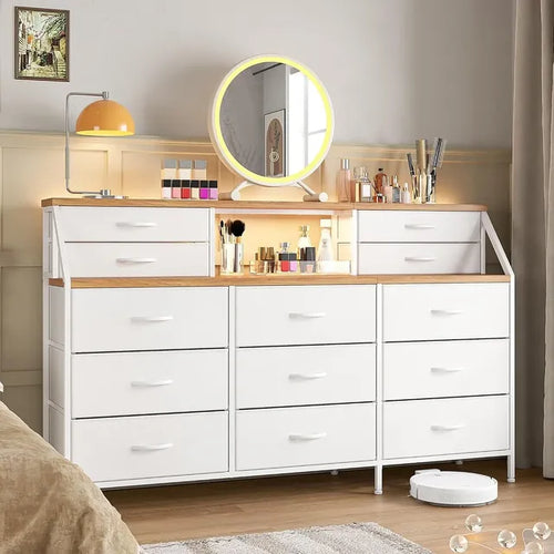Cómoda Cajonera De Tela 13 Cajones Mueble Organizador Zocalo