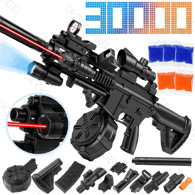 Pistola Hidrogel 1:1 M416 Lanzador Gel Automática Con Láser Color Negro/ Pistola De Hidrogel / Pistolas De Hidrogel / M416 Hidrogel/ Regalos Para Ninos/ Hydrogel Gun/ Pistolas De J