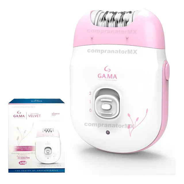 Depiladora Vello Pelo Corporal Recargable Eléctrica Portátil Rosa