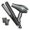 Kit Plancha Y Secadora De Cabello Lizze Extreme Gris