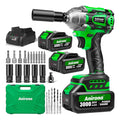 Llave De Impacto Inalámbrico Kit Anirona 3.0ah Con 2batería